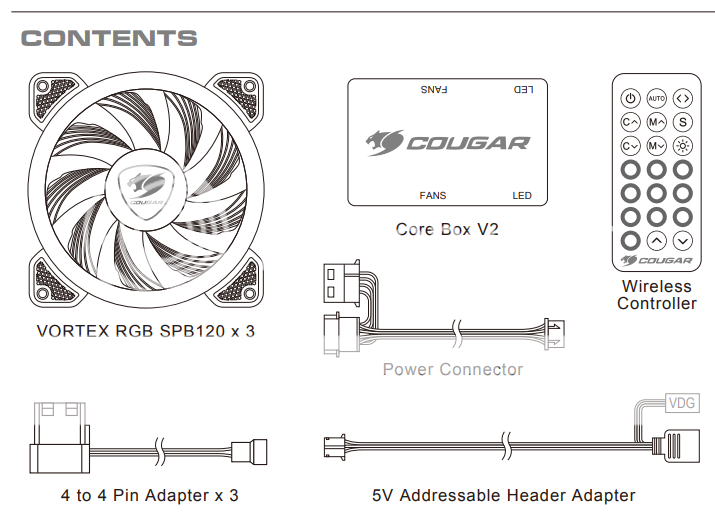 Cougar core box v2 инструкция